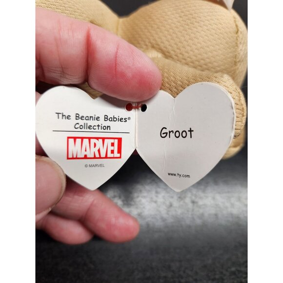 Baby Groot Plush Toy 6 Inches With Leaf Accent Soft Collectible Stuffed Figure - Picture 8 of 14